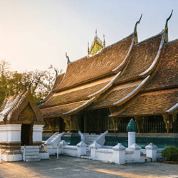 Wihara Wat Xiengthong di Luang Prabang, Laos.