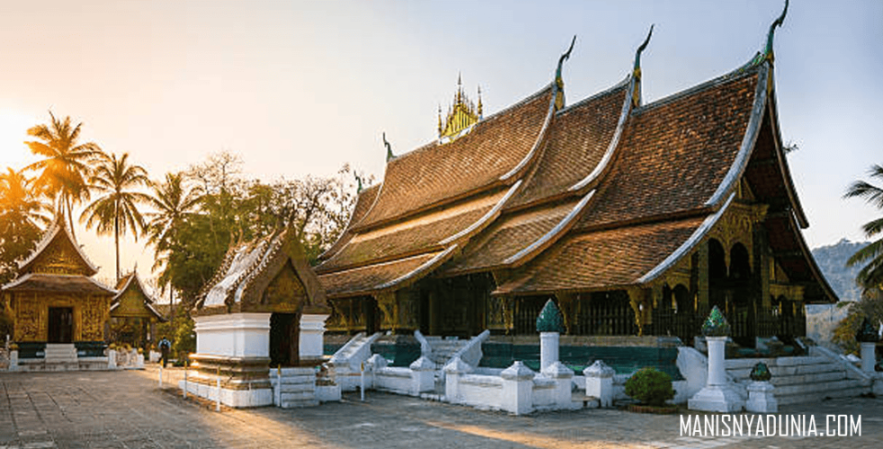 Wihara Wat Xiengthong di Luang Prabang, Laos.
